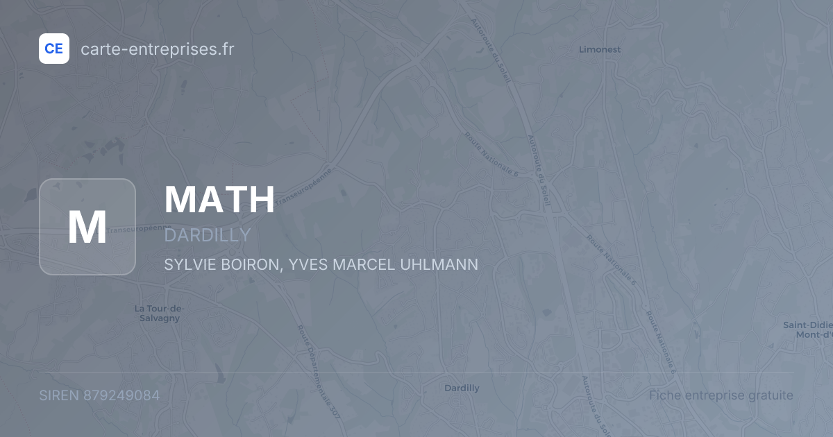 MATH — 879249084 — fiche entreprise