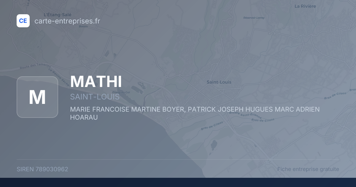 MATHI — 789030962 — fiche entreprise