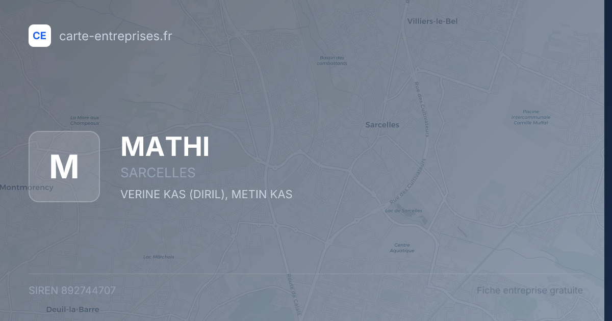 MATHI — 892744707 — fiche entreprise