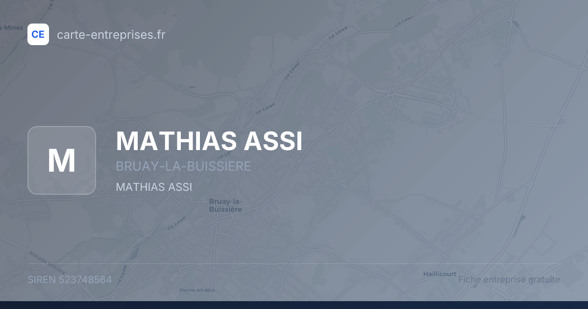 MATHIAS ASSI — 523748564 — fiche entreprise