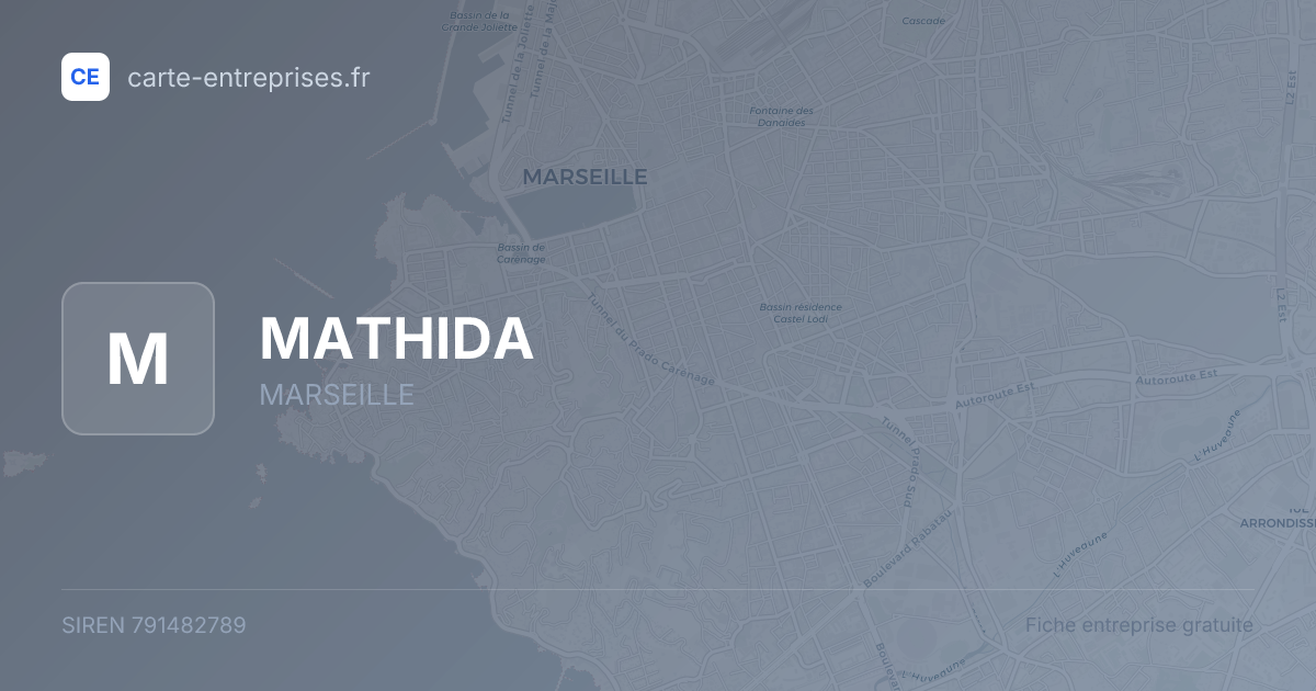 MATHIDA — 791482789 — fiche entreprise