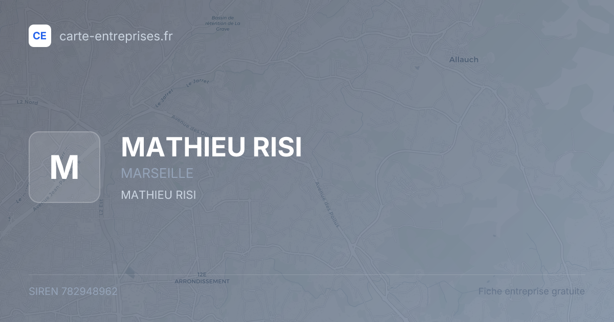 MATHIEU RISI — 782948962 — fiche entreprise