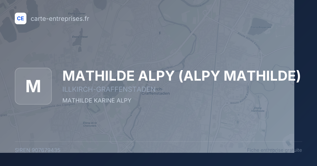 MATHILDE ALPY (ALPY MATHILDE) — 907679435 — fiche entreprise