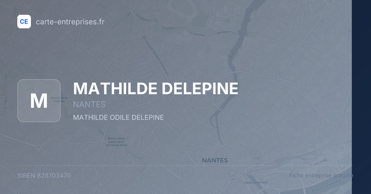 MATHILDE DELEPINE — 828703470 — fiche entreprise