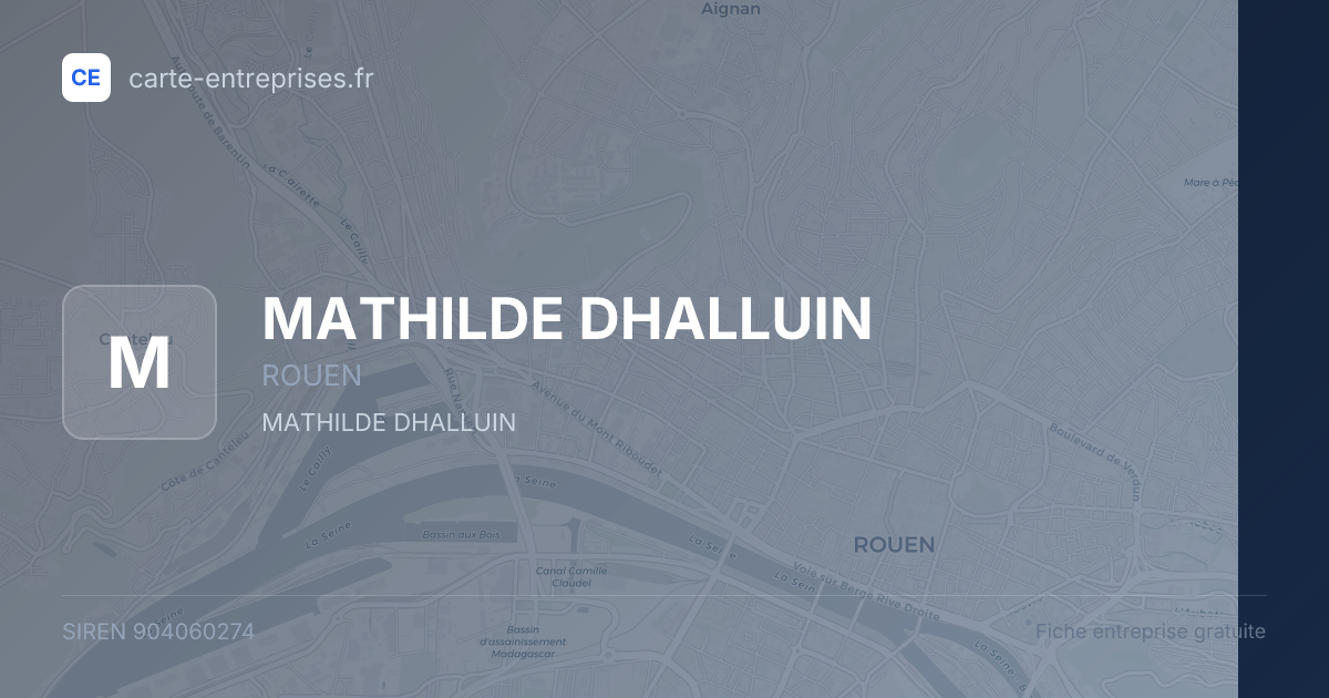 MATHILDE DHALLUIN — 904060274 — fiche entreprise