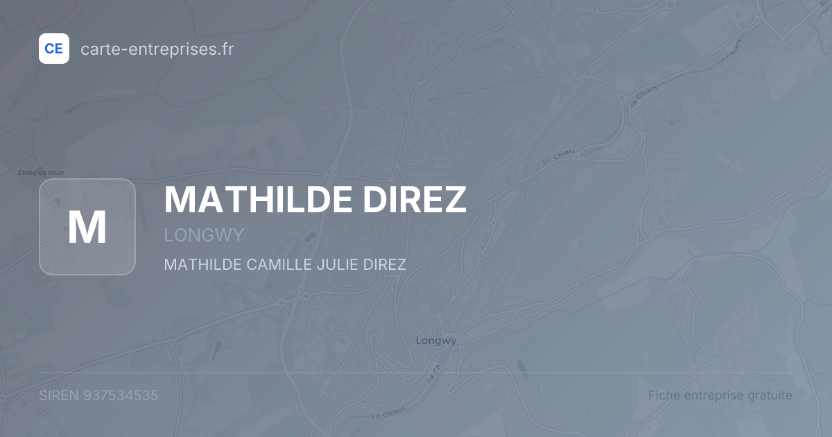 MATHILDE DIREZ — 937534535 — fiche entreprise