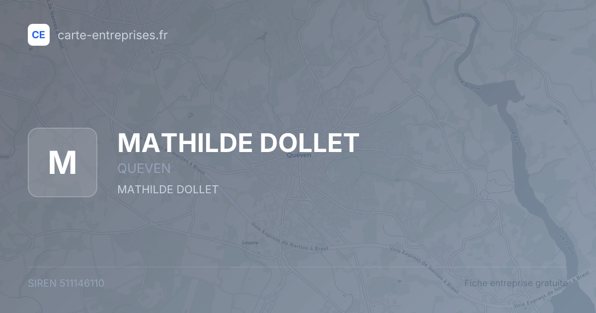 MATHILDE DOLLET — 511146110 — fiche entreprise