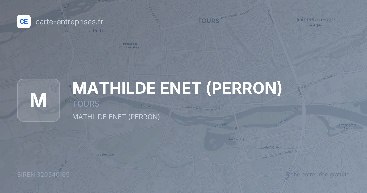 MATHILDE ENET (PERRON) — 320340169 — fiche entreprise