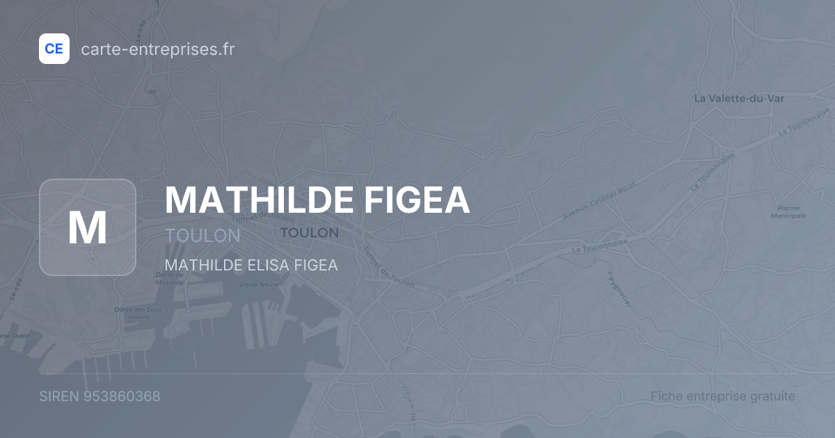 MATHILDE FIGEA — 953860368 — fiche entreprise