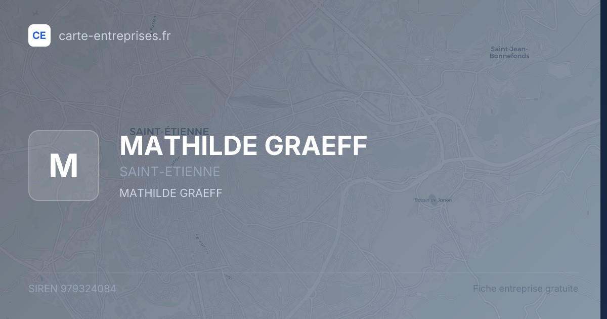 MATHILDE GRAEFF — 979324084 — fiche entreprise