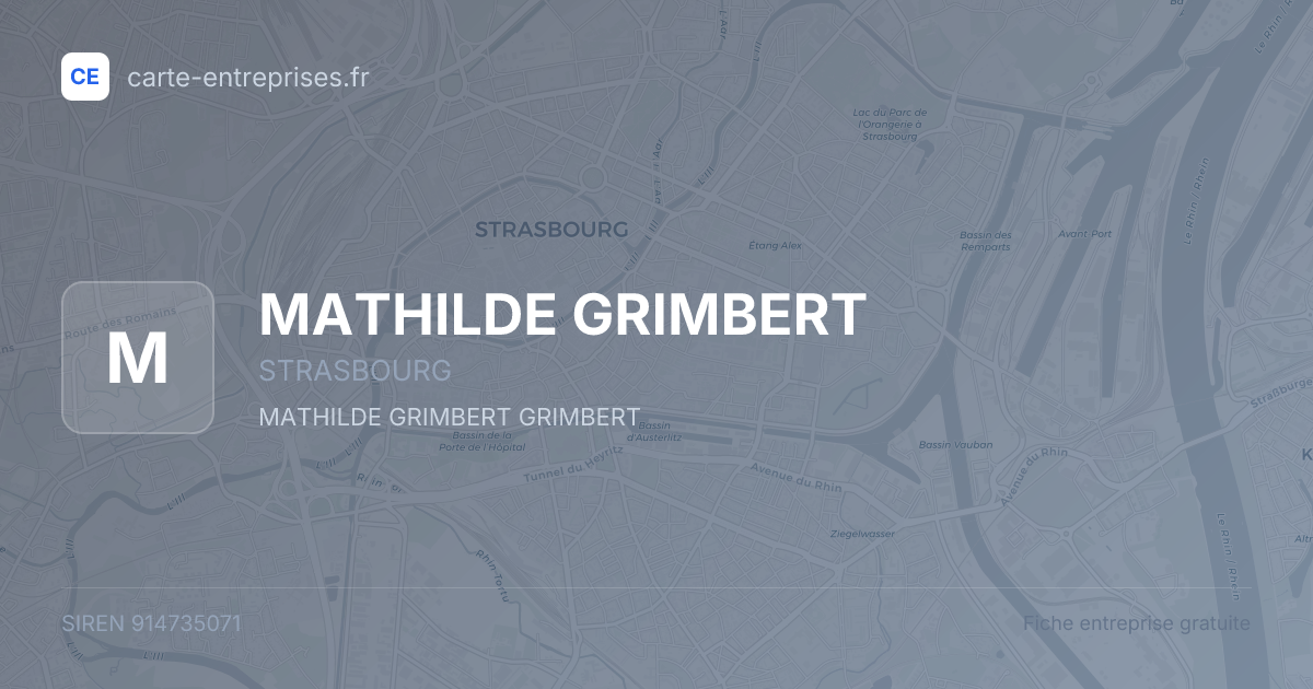 MATHILDE GRIMBERT — 914735071 — fiche entreprise