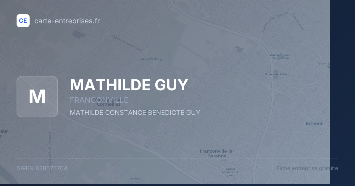 MATHILDE GUY — 828575704 — fiche entreprise