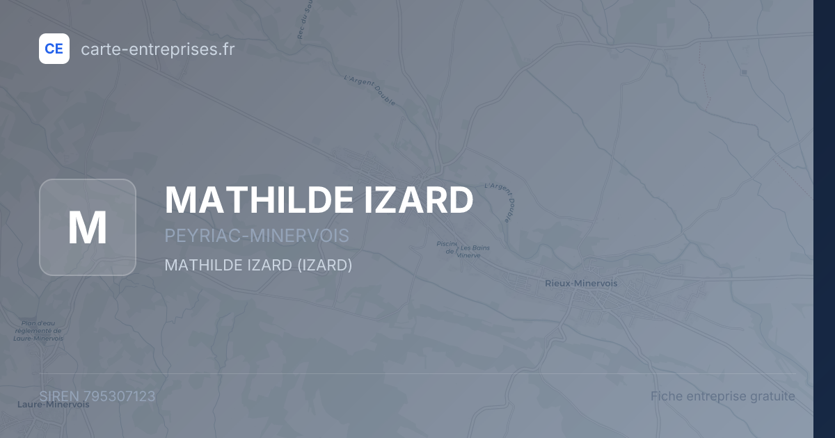 MATHILDE IZARD — 795307123 — fiche entreprise