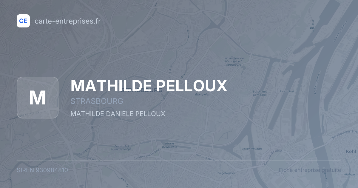MATHILDE PELLOUX — 930984810 — fiche entreprise