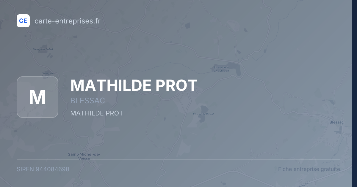 MATHILDE PROT — 944084698 — fiche entreprise