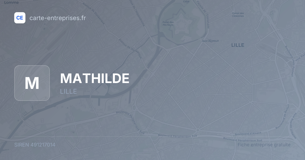 MATHILDE — 491217014 — fiche entreprise