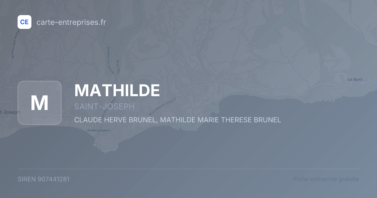 MATHILDE — 907441281 — fiche entreprise
