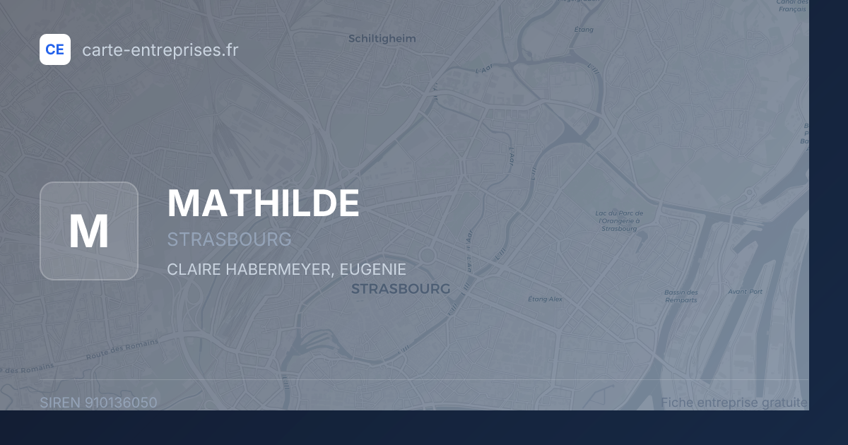 MATHILDE — 910136050 — fiche entreprise