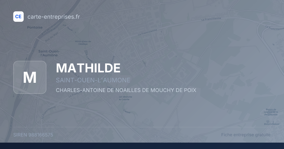 MATHILDE — 988166575 — fiche entreprise
