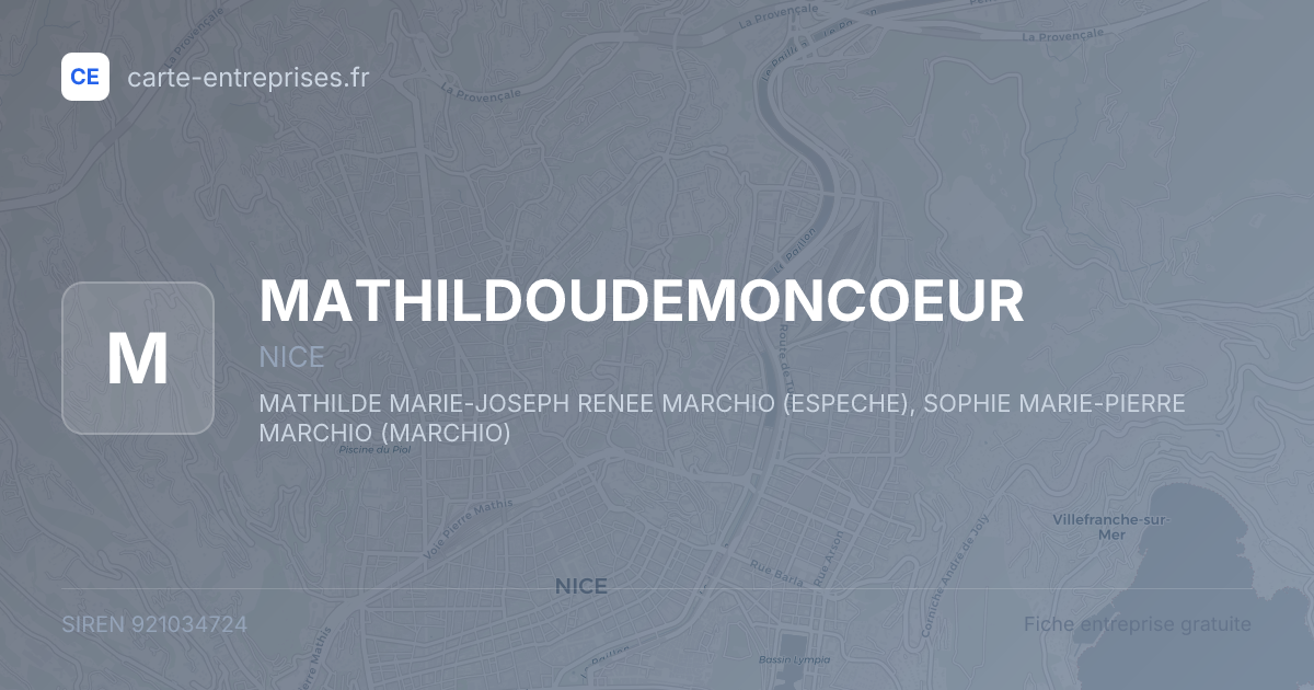 MATHILDOUDEMONCOEUR — 921034724 — fiche entreprise