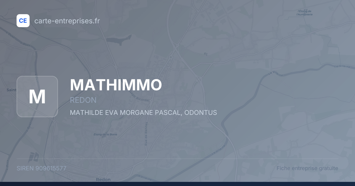 MATHIMMO — 909615577 — fiche entreprise