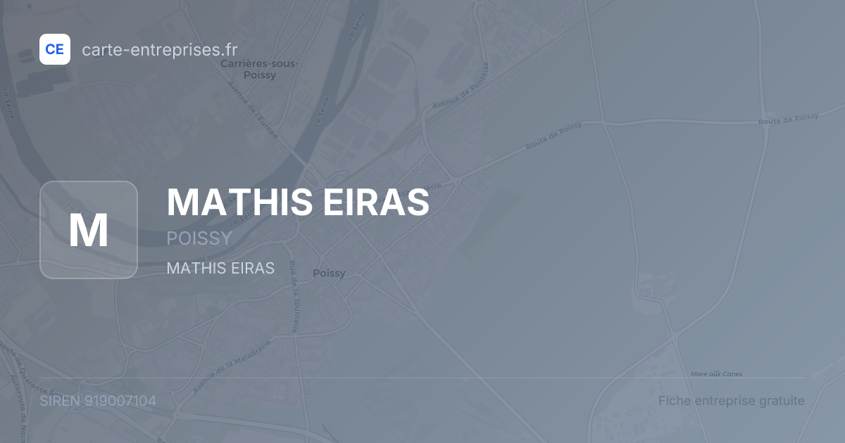 MATHIS EIRAS — 919007104 — fiche entreprise