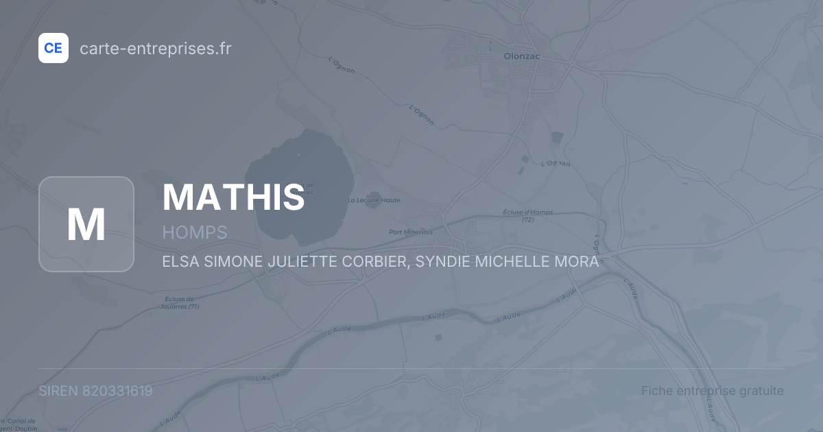 MATHIS — 820331619 — fiche entreprise