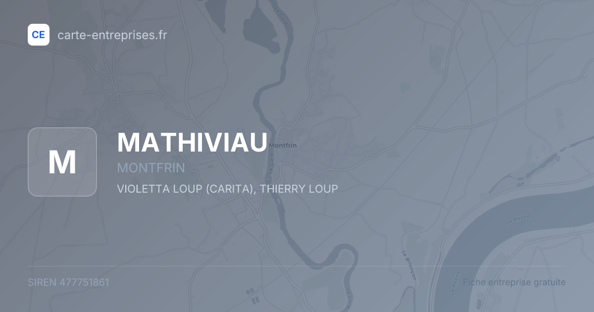 MATHIVIAU — 477751861 — fiche entreprise