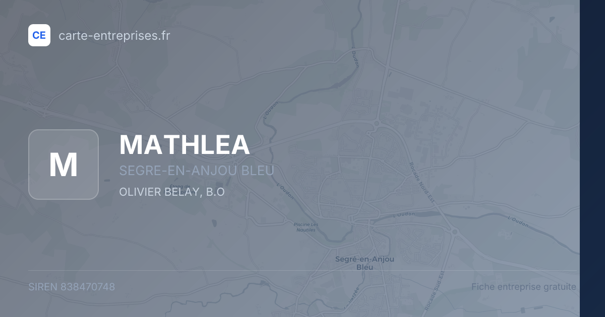 MATHLEA — 838470748 — fiche entreprise