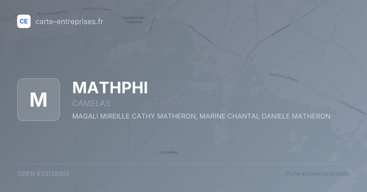 MATHPHI — 833138365 — fiche entreprise
