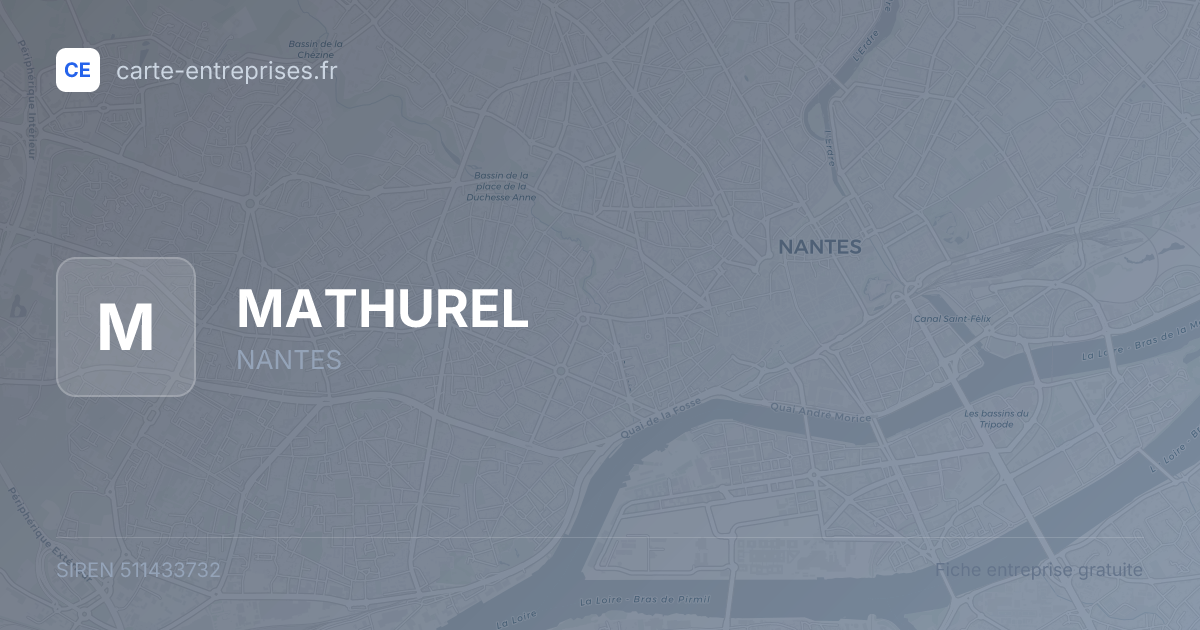 MATHUREL — 511433732 — fiche entreprise