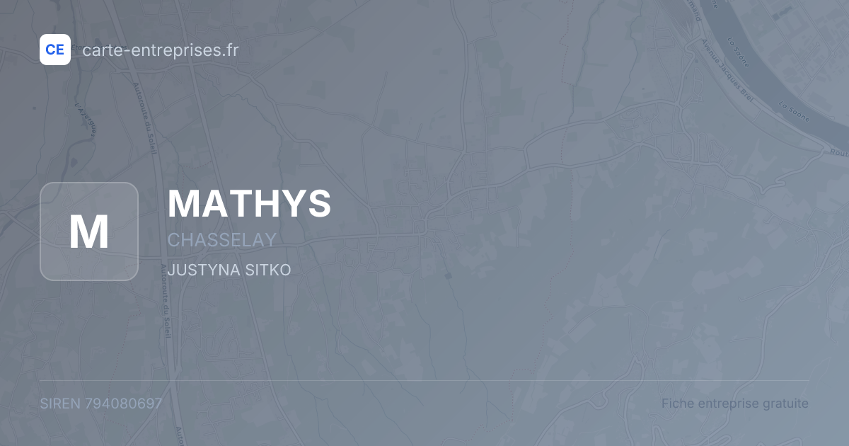 MATHYS — 794080697 — fiche entreprise