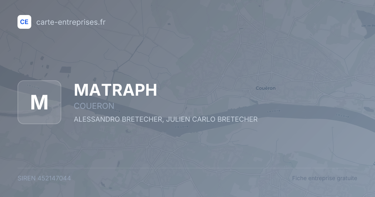 MATRAPH — 452147044 — fiche entreprise