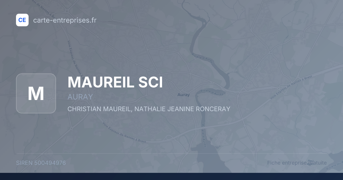 MAUREIL SCI — 500494976 — fiche entreprise