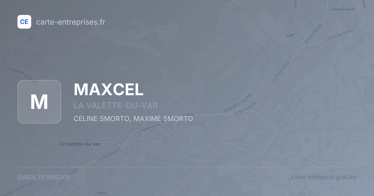 MAXCEL — 751969205 — fiche entreprise