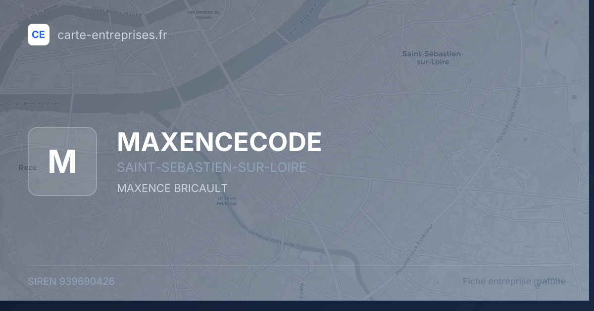 MAXENCECODE — 939690426 — fiche entreprise