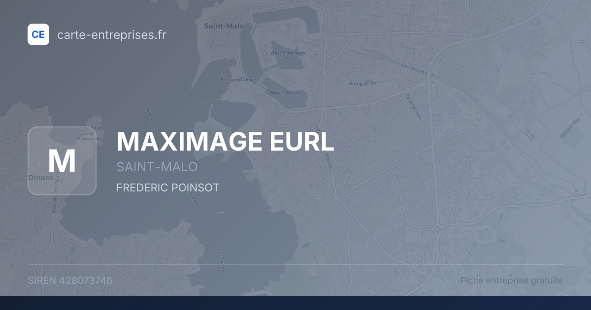 MAXIMAGE EURL — 428073746 — fiche entreprise