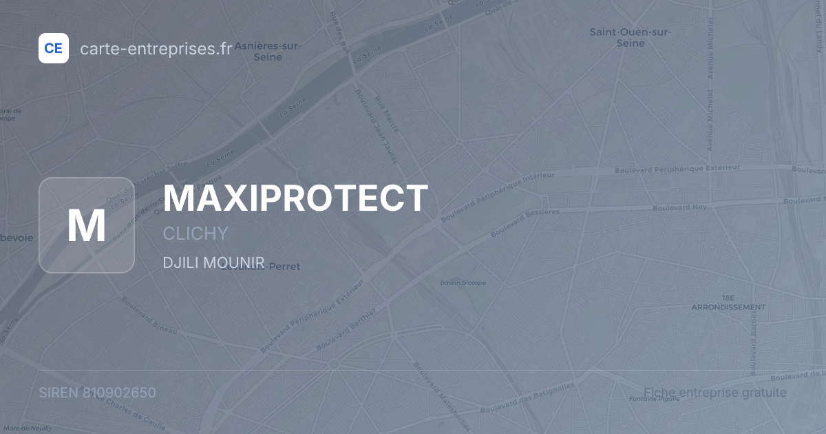 MAXIPROTECT — 810902650 — fiche entreprise