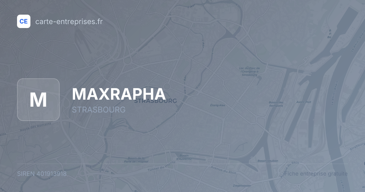 MAXRAPHA — 401913918 — fiche entreprise