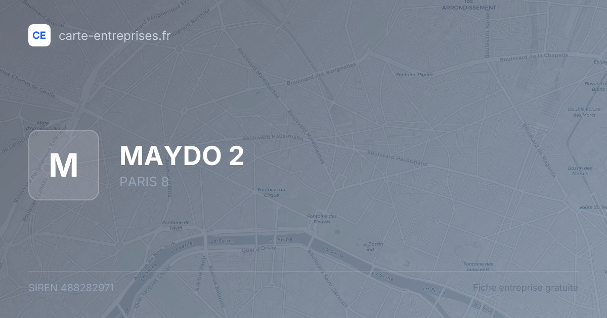 MAYDO 2 — 488282971 — fiche entreprise