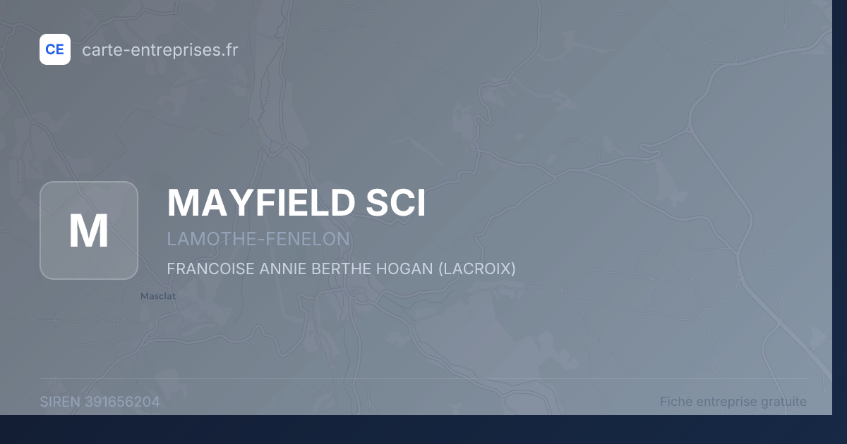 MAYFIELD SCI — 391656204 — fiche entreprise