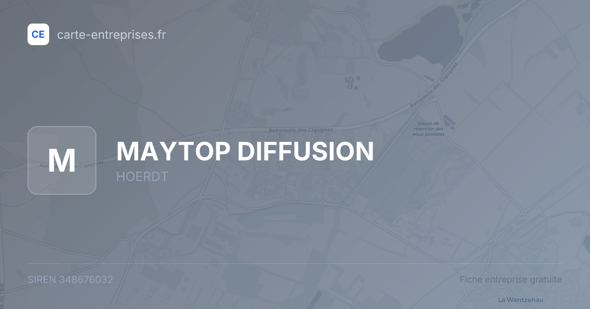 MAYTOP DIFFUSION — 348676032 — fiche entreprise