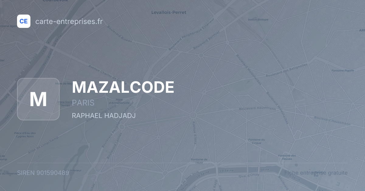 MAZALCODE — 901590489 — fiche entreprise