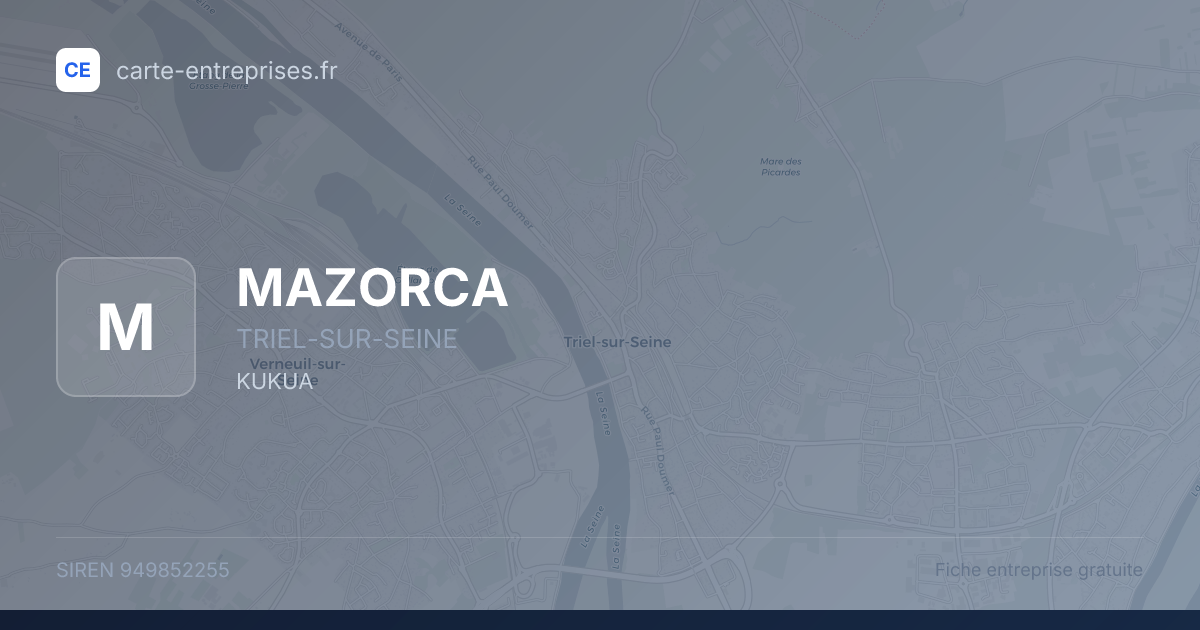 MAZORCA — 949852255 — fiche entreprise