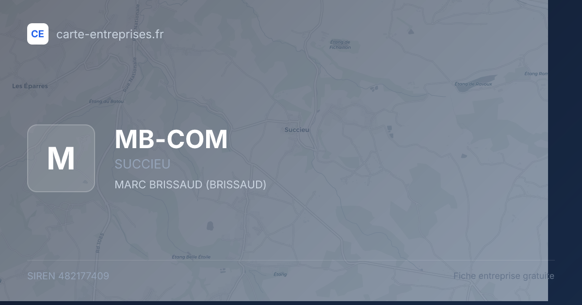MB-COM — 482177409 — fiche entreprise