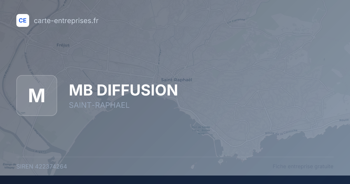 MB DIFFUSION — 422374264 — fiche entreprise