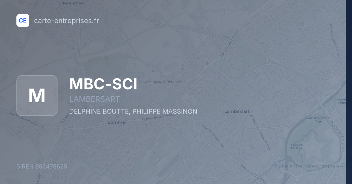 MBC-SCI — 892478629 — fiche entreprise