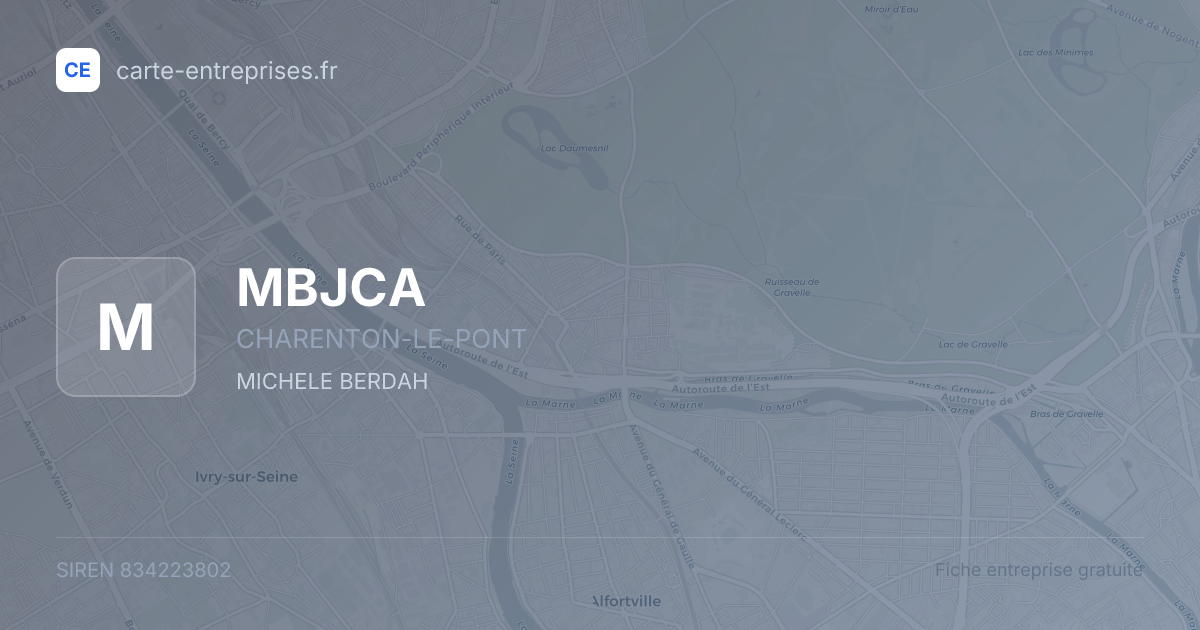 MBJCA — 834223802 — fiche entreprise