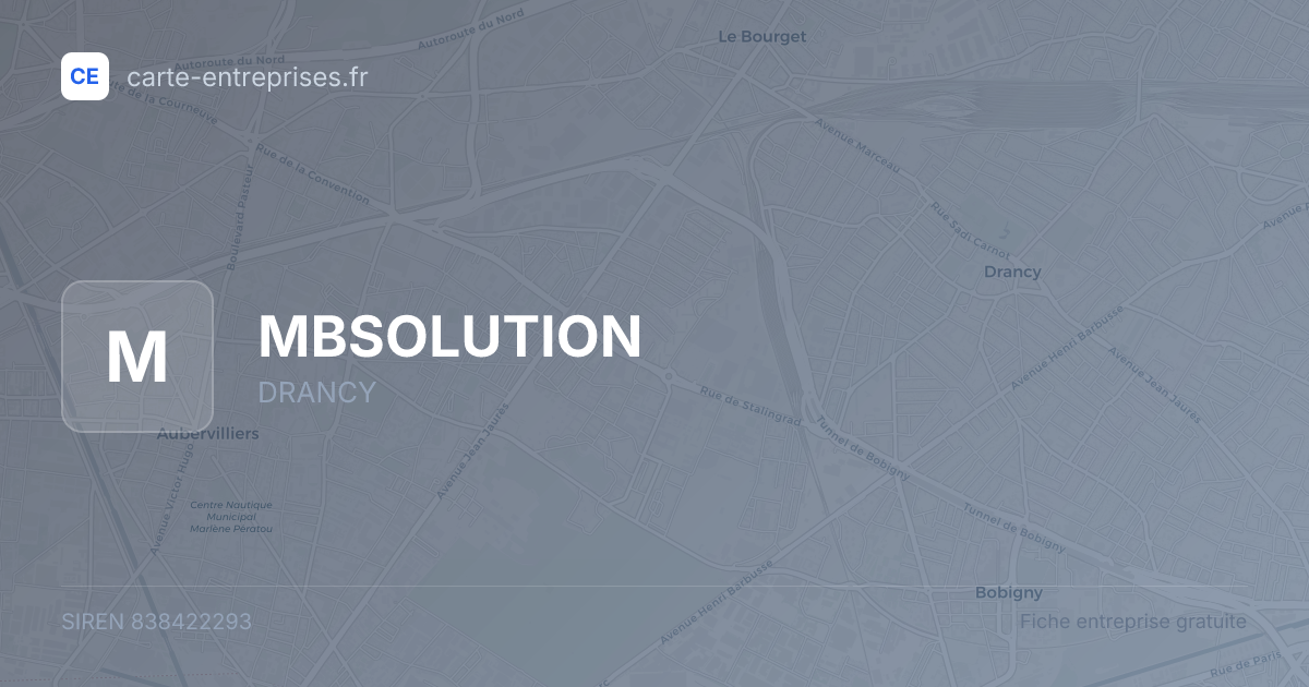 MBSOLUTION — 838422293 — fiche entreprise