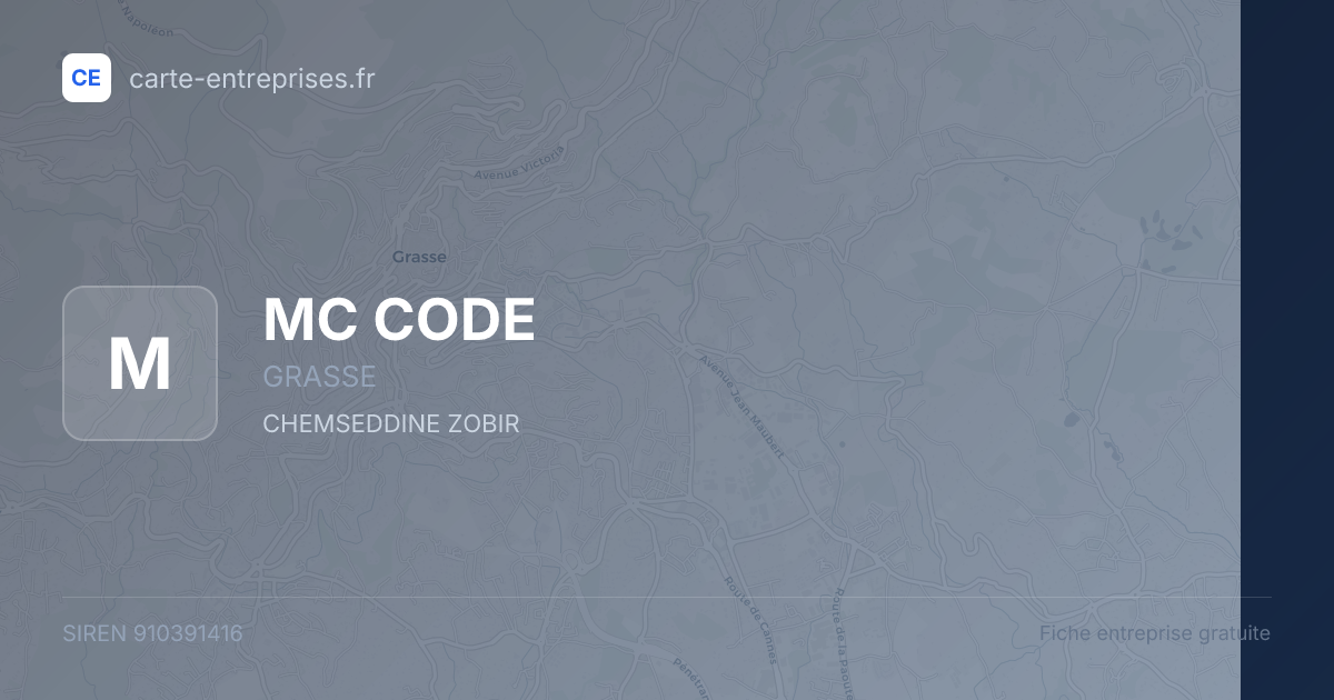 MC CODE — 910391416 — fiche entreprise